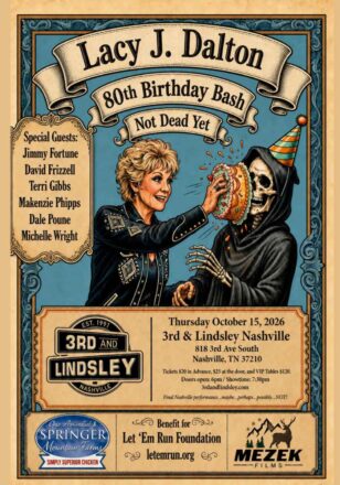 Lacy J. Dalton Birthday Bash Flyer